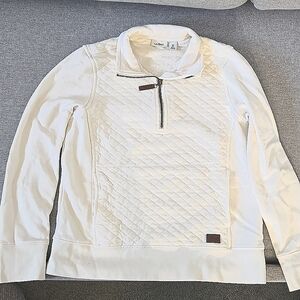 L.L. Bean Women's Quilted Quarter-Zip Pullover, XS Petite